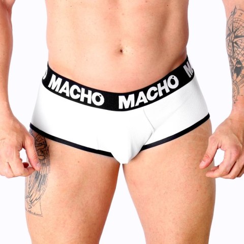 Macho MS30BL Slip męski biały XL - klasyczna bielizna z lycry