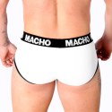 Macho MS30BL Slip męski biały XL - klasyczna bielizna z lycry