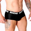 Macho MS30NG HAPPY Slip męski czarny, lycra, rozmiar M