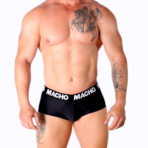Macho MS30NG Slip Czarny XL - Klasyczna bielizna męska z lycrą