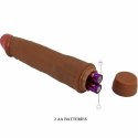 Baile BW-001050R-1 wibrator anatomiczny 21 cm, mulat, funkcja wibracji