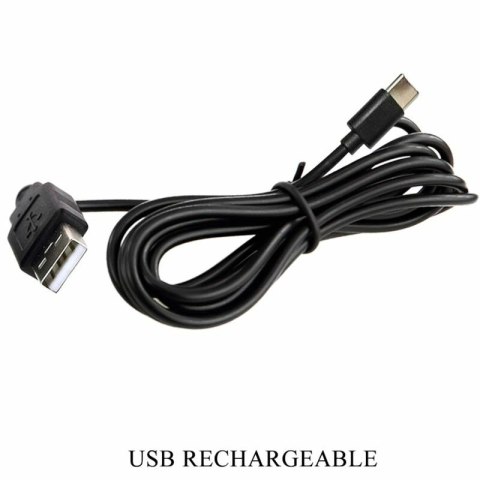 Pretty Love DJ Doctor Masażer 5 Trybow Czarny USB-C Silikon