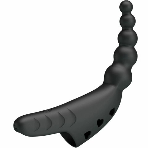 Pretty Love Jordin Finger Wibrator 10 trybow czarny silikon USB