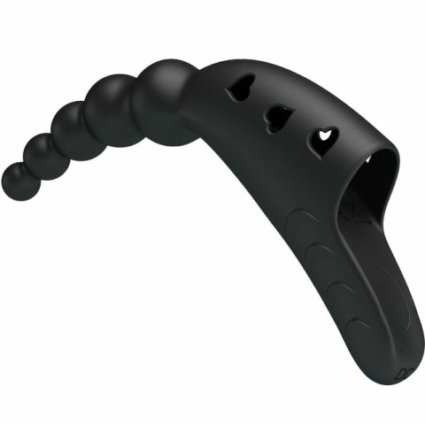 Pretty Love Jordin Finger Wibrator 10 trybow czarny silikon USB