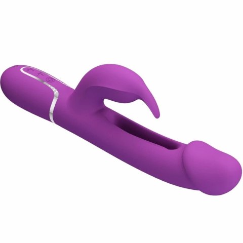 Pretty Love Kampas Wielofunkcyjny Wibrator Krolik Fioletowy 3w1 USB