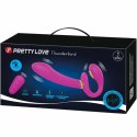 Pretty Love Thunderbird fioletowy - podwojny wibrator z pilotem