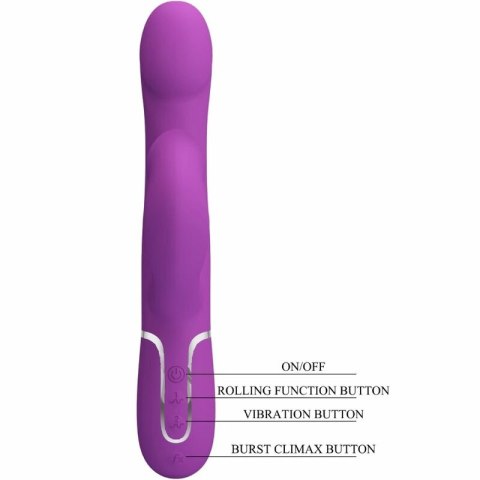 Pretty Love wielofunkcyjny masażer intymny fioletowy USB