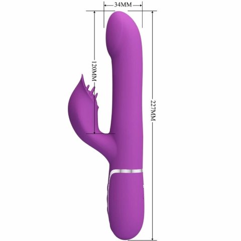 Pretty Love wielofunkcyjny masażer intymny fioletowy USB