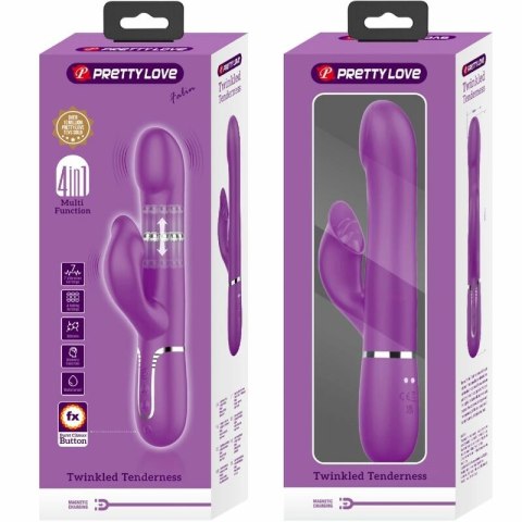 Pretty Love wielofunkcyjny masażer intymny fioletowy USB