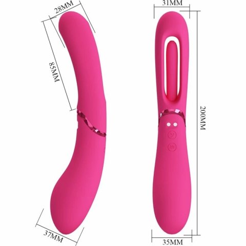 Romance Lexie model - urządzenie do stymulacji punktu G, rożowe, 7 trybow pracy