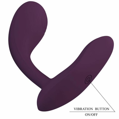 Pretty Love Baird Lila - model anatomiczny G-Spot, 12 trybow, aplikacja