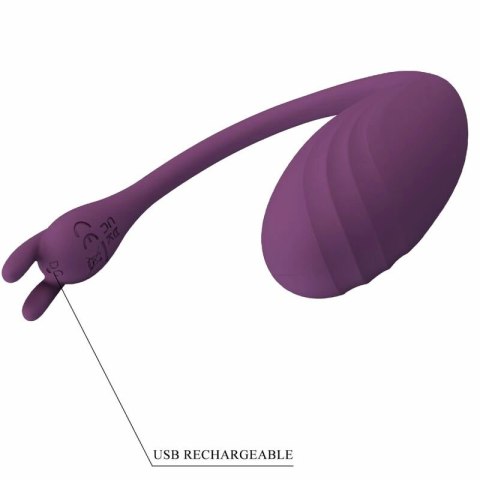 Pretty Love Catalina Wibrator Sterowany Aplikacją Fioletowy USB 12 Trybow