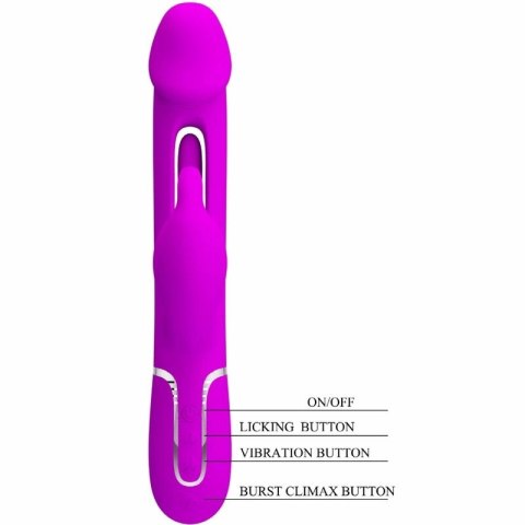 Pretty Love Dejon Rabbit 3w1 Wielofunkcyjny Model Fuksja USB