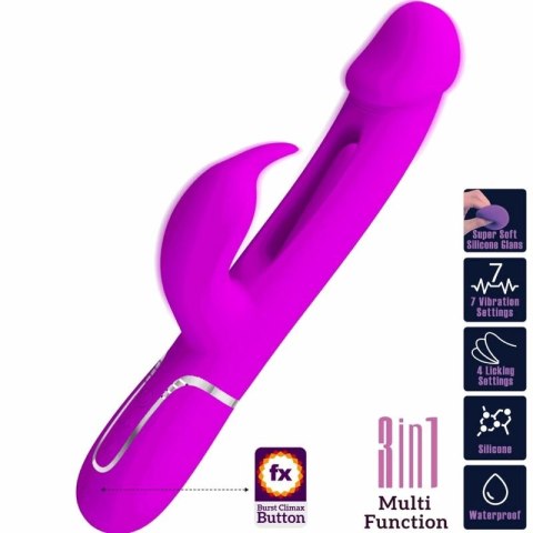 Pretty Love Dejon Rabbit 3w1 Wielofunkcyjny Model Fuksja USB