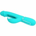 Pretty Love Dejon Rabbit Aqua Green - Wibrujący masażer 3w1, 7 trybow
