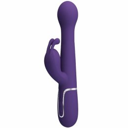 Pretty Love Dejon Rabbit - Wielofunkcyjny Wibrator 3w1 Fioletowy, 29 cm