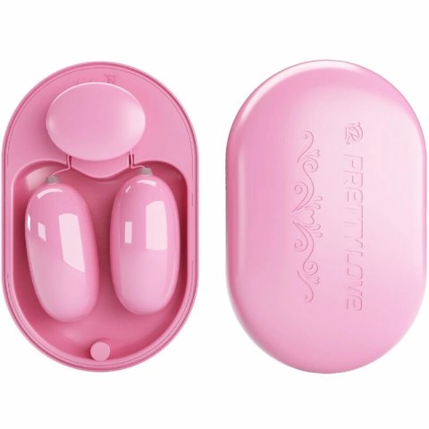 Pretty Love Fun Box Pink - Kompaktowy model wibrujący, 12 trybow, USB