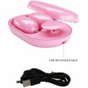 Pretty Love Fun Box Pink - Kompaktowy model wibrujący, 12 trybow, USB