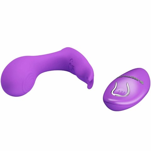 Pretty Love Idabelle Violet - Bezprzewodowy masażer z pulsacją i pilotem