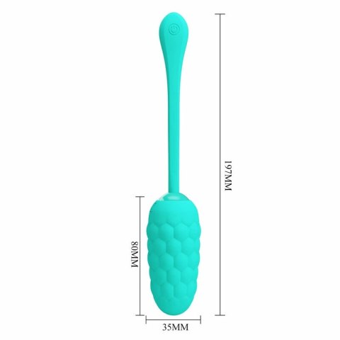 Pretty Love Jajko Wibracyjne Aqua Green 12 Trybow Silikonowe USB