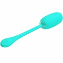 Pretty Love Kirk Aqua Green - Jajko wibrujące USB, 12 trybow, silikon