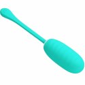 Pretty Love Kirk Aqua Green - Jajko wibrujące USB, 12 trybow, silikon