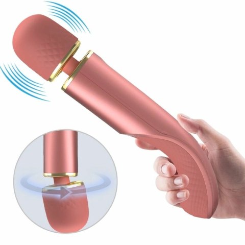 Pretty Love Lotus masażer wibracyjny 7 trybow rożowy 29cm USB