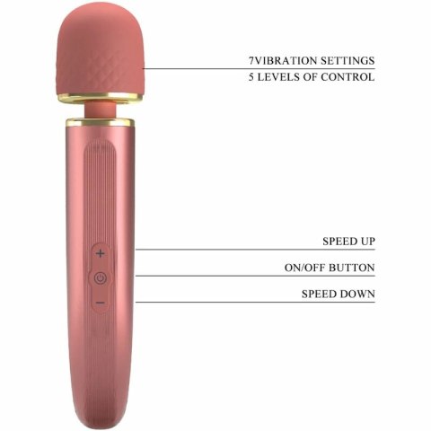 Pretty Love Lotus masażer wibracyjny 7 trybow rożowy 29cm USB
