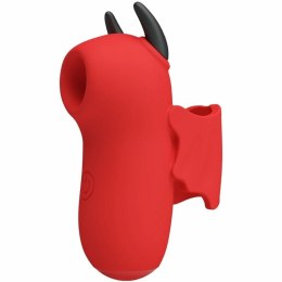 Pretty Love Magic Diabel Mini - Czerwony model silikonowy z 10 trybami pracy