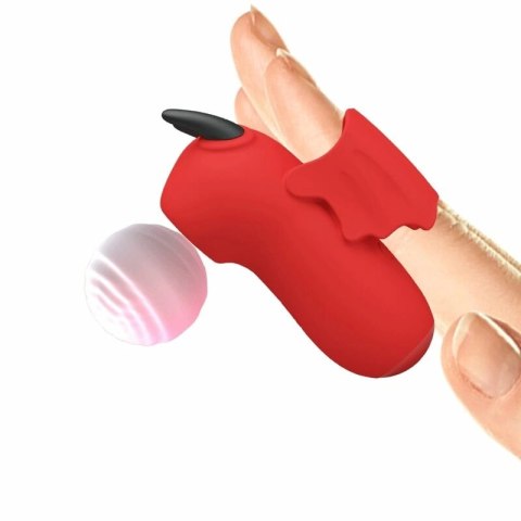 Pretty Love Magic Diabel Mini - Czerwony model silikonowy z 10 trybami pracy