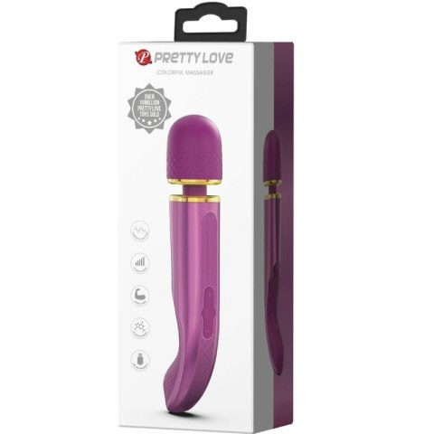 Pretty Love Masażer 7 Trybow Wibracji Fioletowy, 24 cm USB