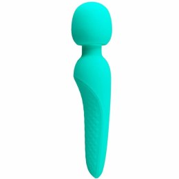 Pretty Love Meredith masażer silikonowy wodoodporny 12 trybow aqua green