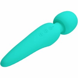 Pretty Love Meredith masażer silikonowy wodoodporny 12 trybow aqua green