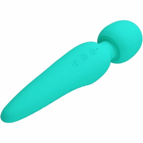 Pretty Love Meredith masażer silikonowy wodoodporny 12 trybow aqua green