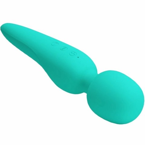 Pretty Love Meredith masażer silikonowy wodoodporny 12 trybow aqua green