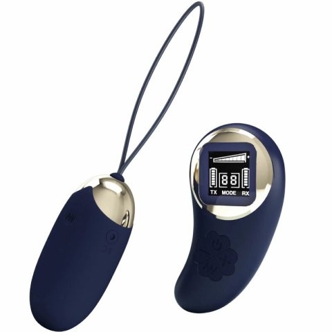 Pretty Love Mina niebieskie jajko sterowane pilotem, 10 trybow, USB