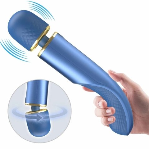 Pretty Love Power Wand masażer 7 trybow wibracji niebieski 24 cm