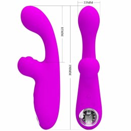 Pretty Love Skylar Purple - wielofunkcyjny stymulator silikonowy USB