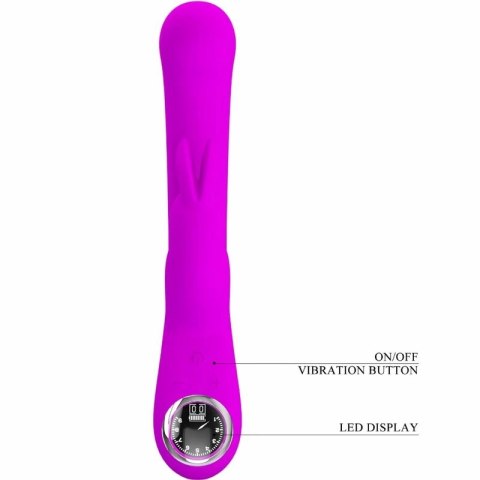 Pretty Love Skylar Purple - wielofunkcyjny stymulator silikonowy USB