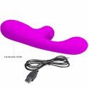 Pretty Love Skylar Purple - wielofunkcyjny stymulator silikonowy USB