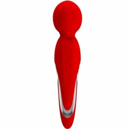Pretty Love Walter Masażer Silikonowy Czerwony, 7 Trybow, USB