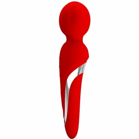 Pretty Love Walter Masażer Silikonowy Czerwony, 7 Trybow, USB