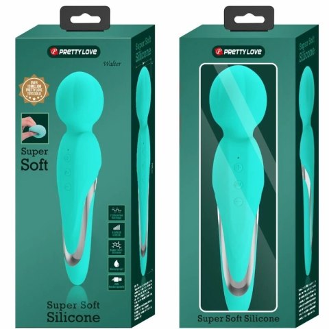 Pretty Love Walter masażer silikonowy 7 trybow aqua zielony