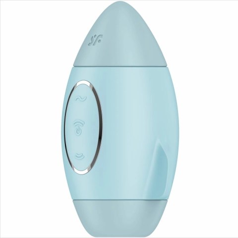Satisfyer Mission Control Mini - Wibracyjny System Air Pulse, niebieski