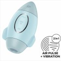 Satisfyer Mission Control Mini - Wibracyjny System Air Pulse, niebieski