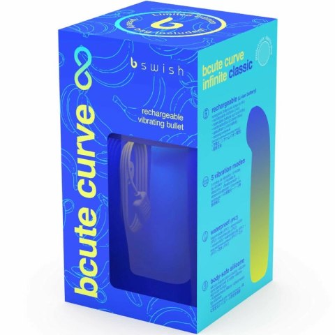 B Swish Bcute Curve Infinite Classic Niebieski Silikonowy, Ładowany, Limitowany