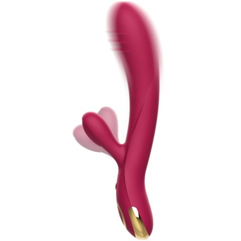 Cici Beauty Rabbit - silikonowy model z podwojnym systemem wibracji, 25 cm, fioletowy