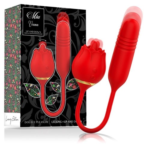 MIA Dooble Pleasure Licking - Model dwufunkcyjny, silikon, USB, wodoodporny