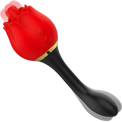 MIA Double Pleasure Rose - Intymny stymulator 2w1, wodoodporny, rożowy