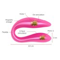 ONINDER Double Pleasure Pink - Stymulator z Aplikacją, IPX7, 2 Silniki